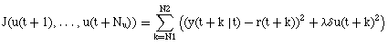 J=sum(ypred-r)^2
